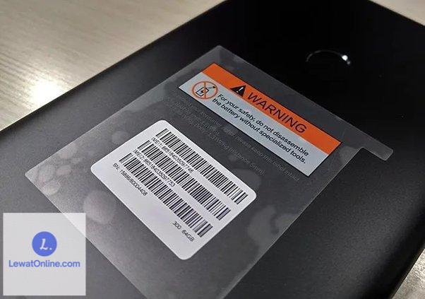 Check Nomor IMEI Xiaomi dari Stiker di Body HP