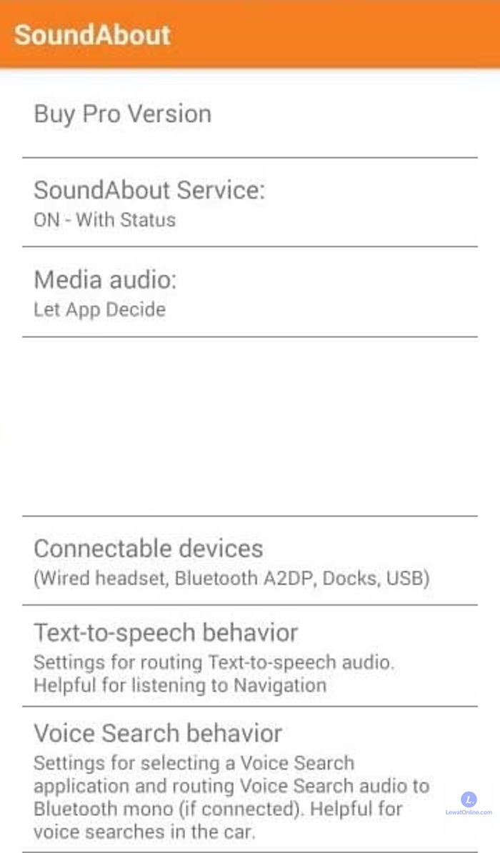 Masuk ke menu Connectable Devices, kemudian klik Wired Headset Settings
