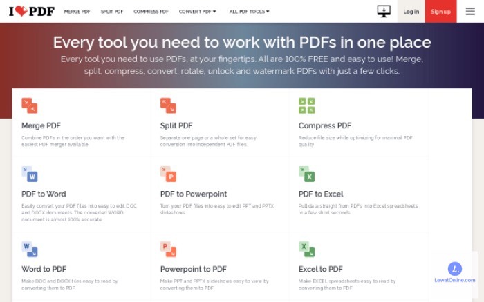 Pilih file PDF yang ingin diubah dalam bentuk Excel lalu klik Open