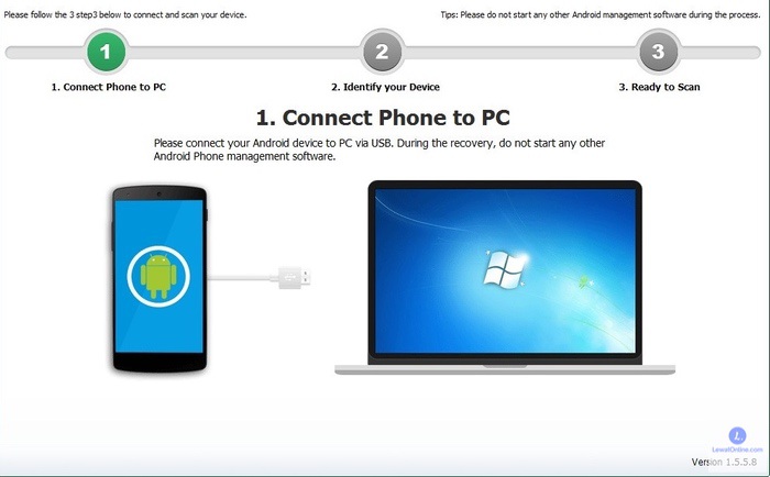 Silahkan hubungkan HP Xiaomi pengguna ke komputer dengan menggunakan kabel data atau USB